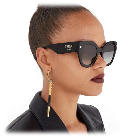 occhiali fendi cateye|fendi cat eye sunglasses.